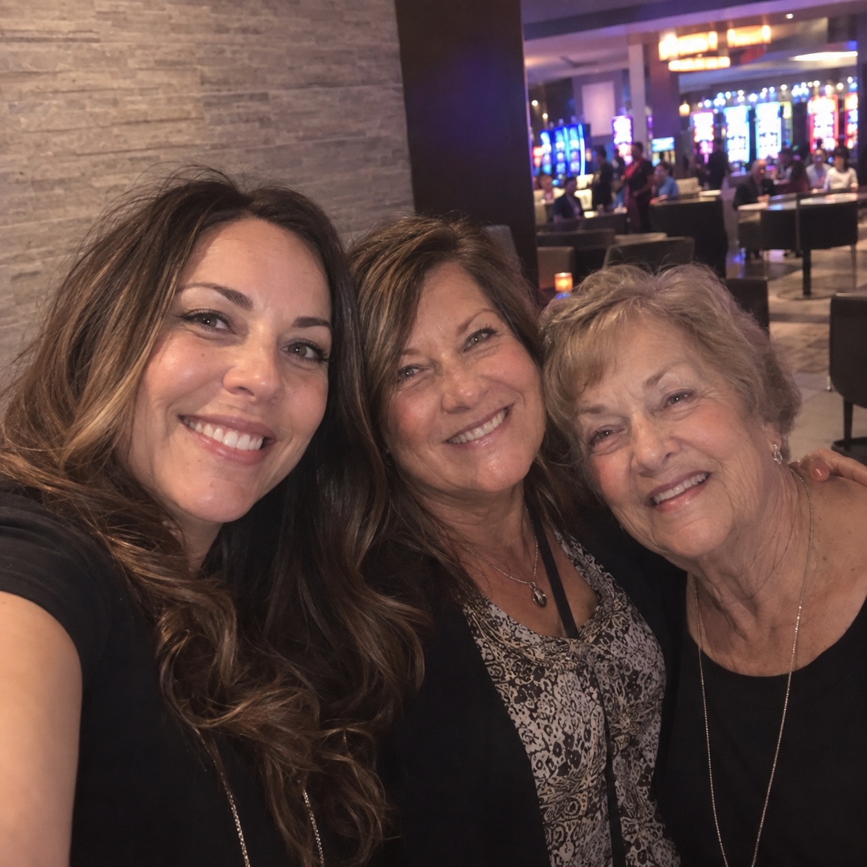 All smiles after dinner. — sample photo