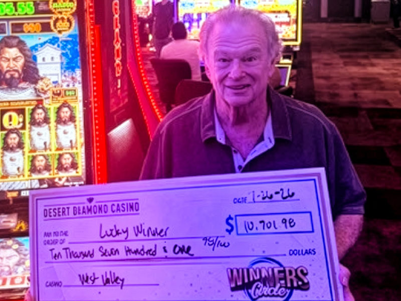 West Valley jackpot highlight, July 26, 2026